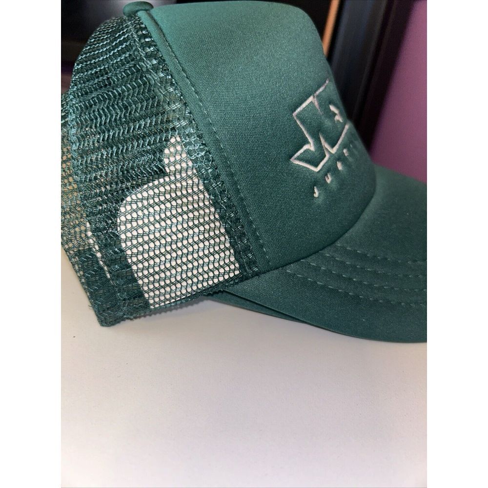 Justin Bieber Trucker Hat Cap Justice Tour Emerald Green Brand New Free Shipping - Picture 2 of 5
